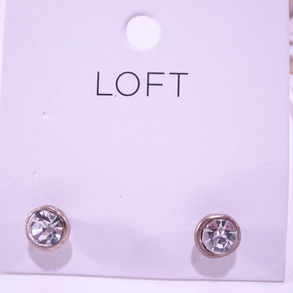 Ann Taylor Stud Ombre Blue Ear Climbers Nordstrom Hoop Earrings Set of 4 NWT 98 - Picture 5 of 11